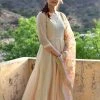 PRINTS VALLEY Jaipur Tales Diya-Pastel Yellow Dress With Dupatta