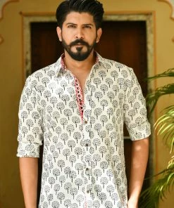 PRINTS VALLEY White Tree Buti Shirt