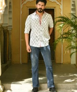 PRINTS VALLEY White Tree Buti Shirt