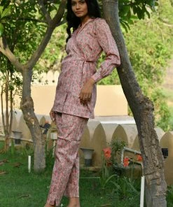 PRINTS VALLEY Pink Tulip Coord Set Jaipur Tales