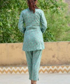 PRINTS VALLEY Blue Tulip Coord Set Jaipur Tales