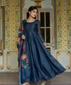PRINTS VALLEY Shefali - Midnight Blue Jaipur Tales
