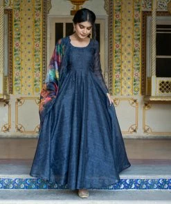 PRINTS VALLEY Shefali - Midnight Blue Jaipur Tales