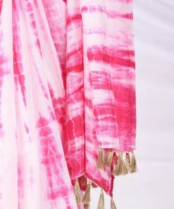 Kali Clothing Fuchsia Uppada Silk Shibori Saree Sarees