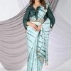 Kali Clothing Green Uppada Silk Shibori Saree