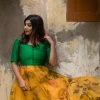ATHIRA Madras Rhapsody Aria - Yellow