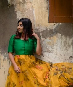 ATHIRA Madras Rhapsody Aria - Yellow