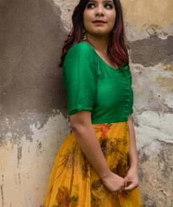 ATHIRA Madras Rhapsody Aria - Yellow