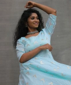 Magizham Sparkle Blue Double