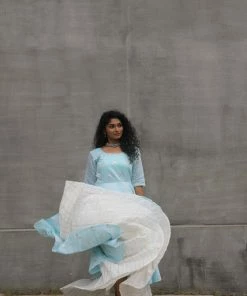 Magizham Sparkle Blue Double