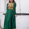 Ekanta Margazhi Moments Oviya Green Kalamkari Dress