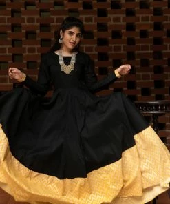 Magizham Festive Maxis Laya Yellow