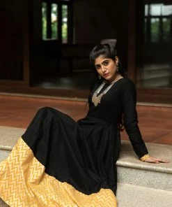 Magizham Festive Maxis Laya Yellow