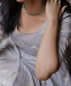 Magizham Sparkle Grey Double