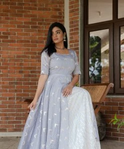 Magizham Sparkle Grey Double