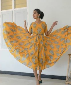 Magizham Ever Willow Kiara Mustard