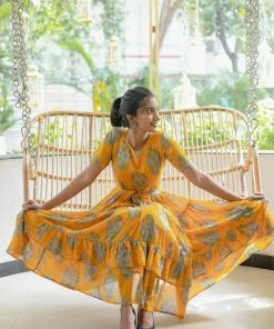 Magizham Ever Willow Kiara Mustard