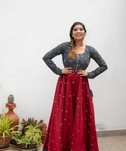 Ekanta Margazhi Moments Madhuri - Red