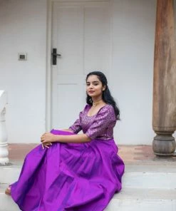 ATHIRA Sringa - Violet Madras Rhapsody 9 ATHIRA Sringa - Violet Madras Rhapsody