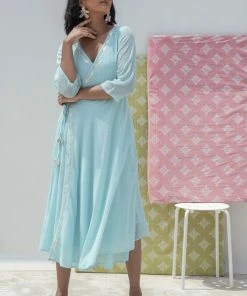 Gulaal Gypsy Soul Neel Wrap Maxi Dress