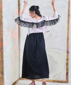 Gulaal Black Mirror Work Dress Gypsy Soul