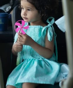 Gulaal Mini Corner Turquoise Tie Dye Crop Top With Mini Skirt (Girl) 11 Gulaal Mini Corner Turquoise Tie Dye Crop Top With Mini Skirt (Girl)