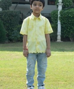 Gulaal Yellow Tie Dye Shirt (Boy)