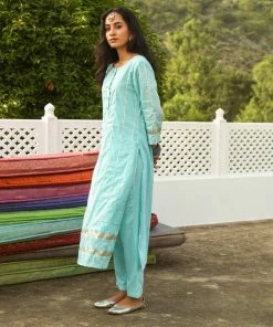 Gulaal Nilakshi Blue Kurta-Pant Set Gypsy Soul