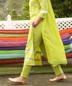 Gulaal Suditi Green Kurta-Pant Set