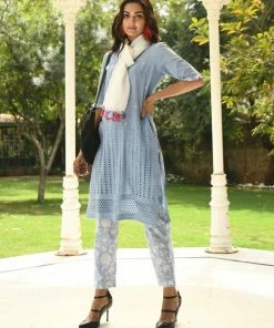 Gulaal Gypsy Soul Blue Embroidered Suit Set