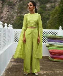 Gulaal Kashin Green Co-ord Set Gypsy Soul