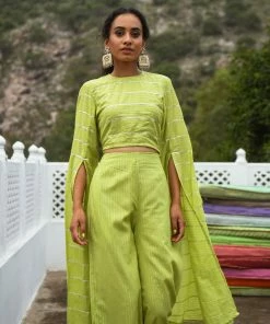 Gulaal Kashin Green Co-ord Set Gypsy Soul