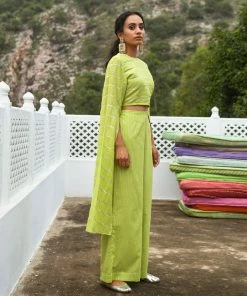 Gulaal Kashin Green Co-ord Set Gypsy Soul