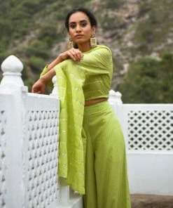 Gulaal Kashin Green Co-ord Set Gypsy Soul