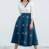 Gulaal Gypsy Soul Clara Denim Skirt