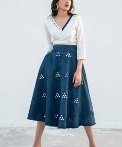 Gulaal Gypsy Soul Clara Denim Skirt
