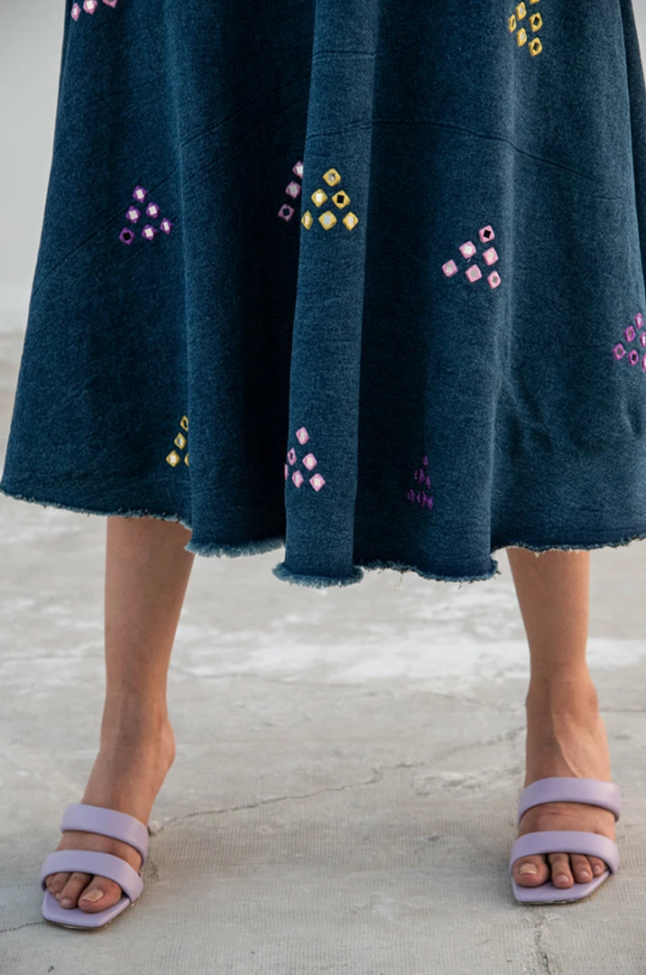 Gulaal Gypsy Soul Clara Denim Skirt 2 Gulaal Gypsy Soul Clara Denim Skirt