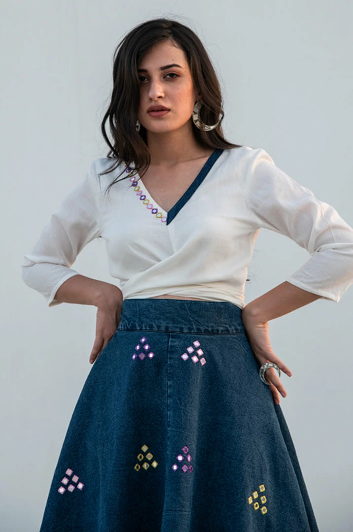 Gulaal Neva Back Tie Top 1 Gulaal Neva Back Tie Top