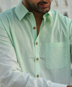 Gulaal Green Ombre Shirt Men's Shirt