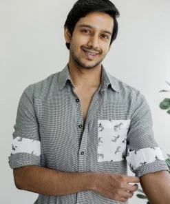 The Wabi Sabi Co Men's Shirt ZEBRA SHIRT(S,XL Available)