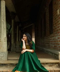 Manjal Couture Margazhi Moments Pachai Nirame