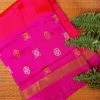 Tashi Threads Pink & Coral Uppada Saree