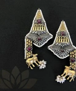 PraDe Jewels Earrings Prakruti Silver Earrings