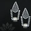 PraDe Jewels Earrings Visaladchi Silver Earrings