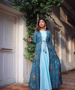 Label RishMaan Loop Lush Ensemble - Mint Uptown Contemporary 9 Label RishMaan Loop Lush Ensemble - Mint Uptown Contemporary