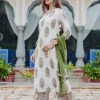 PRINTS VALLEY Green Pink Floral Kurta Set With Dupatta Jaipur Tales