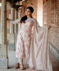 Magizham Kaveri Suit Set - Tree Ever Willow