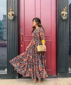 The Stitches Margazhi Moments Aarohi - Black