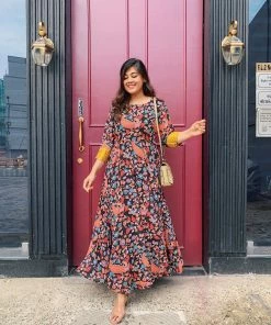 The Stitches Margazhi Moments Aarohi - Black