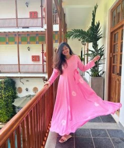 The Anarkali Store Tisya Pink